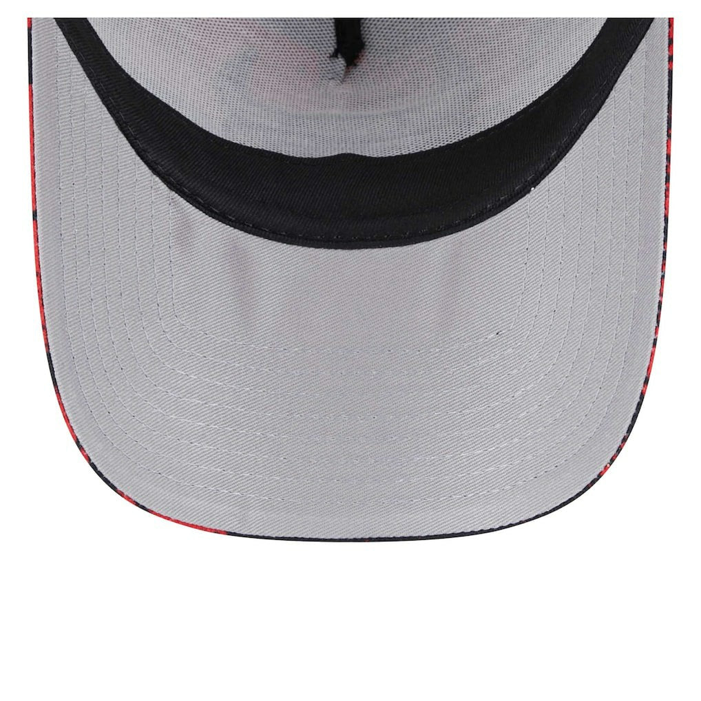 Chicago Bulls Tip Off A-Frame Trucker 9FORTY Adjustable Hat Black/Red - New Era outlet