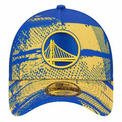 Golden State Warriors Tip Off A-Frame Trucker 9FORTY Adjustable Hat Royal/Gold - New Era