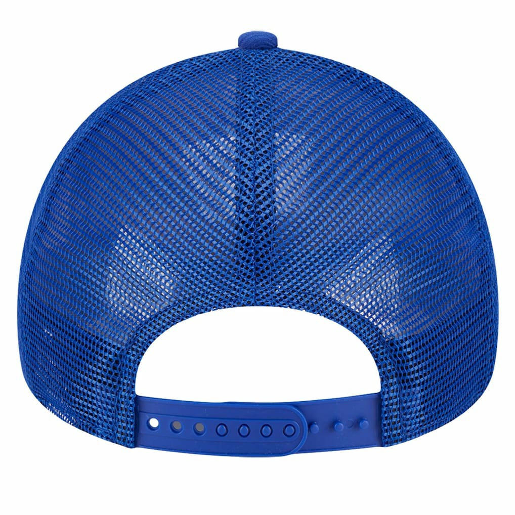 Golden State Warriors Tip Off A-Frame Trucker 9FORTY Adjustable Hat Royal/Gold - New Era