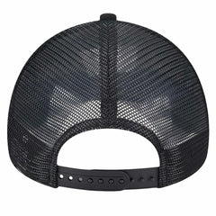 Brooklyn Nets Tip Off A-Frame Trucker 9FORTY Adjustable Hat Black/Charcoal - New Era