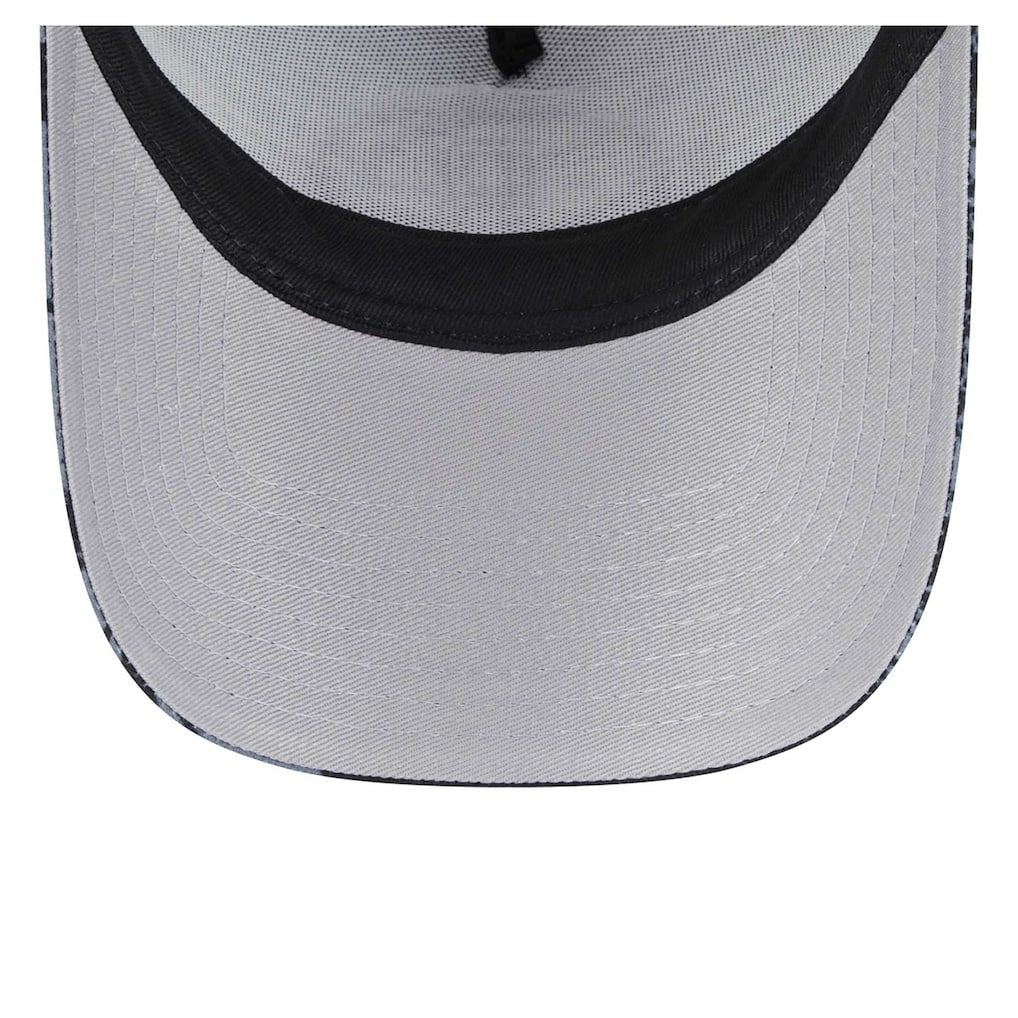 Brooklyn Nets Tip Off A-Frame Trucker 9FORTY Adjustable Hat Black/Charcoal - New Era