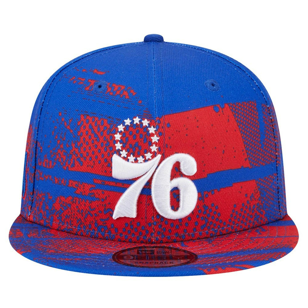 Philadelphia 76ers Tip-Off 9FIFTY Snapback Hat Royal - New Era
