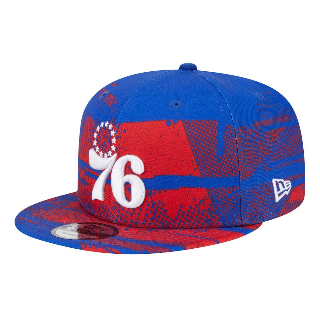 Philadelphia 76ers Tip-Off 9FIFTY Snapback Hat Royal - New Era