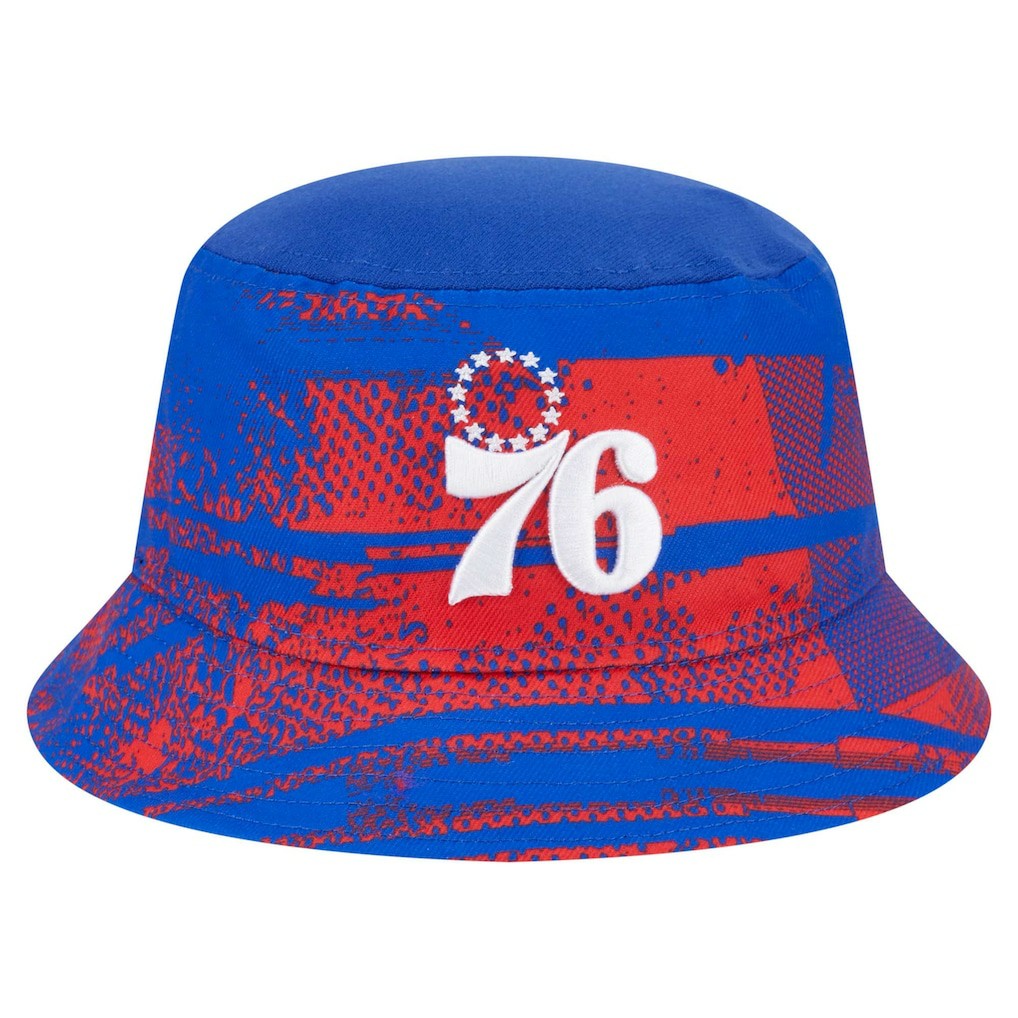 Philadelphia 76ers Tip-Off Bucket Hat Royal/Red - New Era