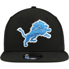 Detroit Lions New Era Basic 9FIFTY Snapback Hat - Black Hats