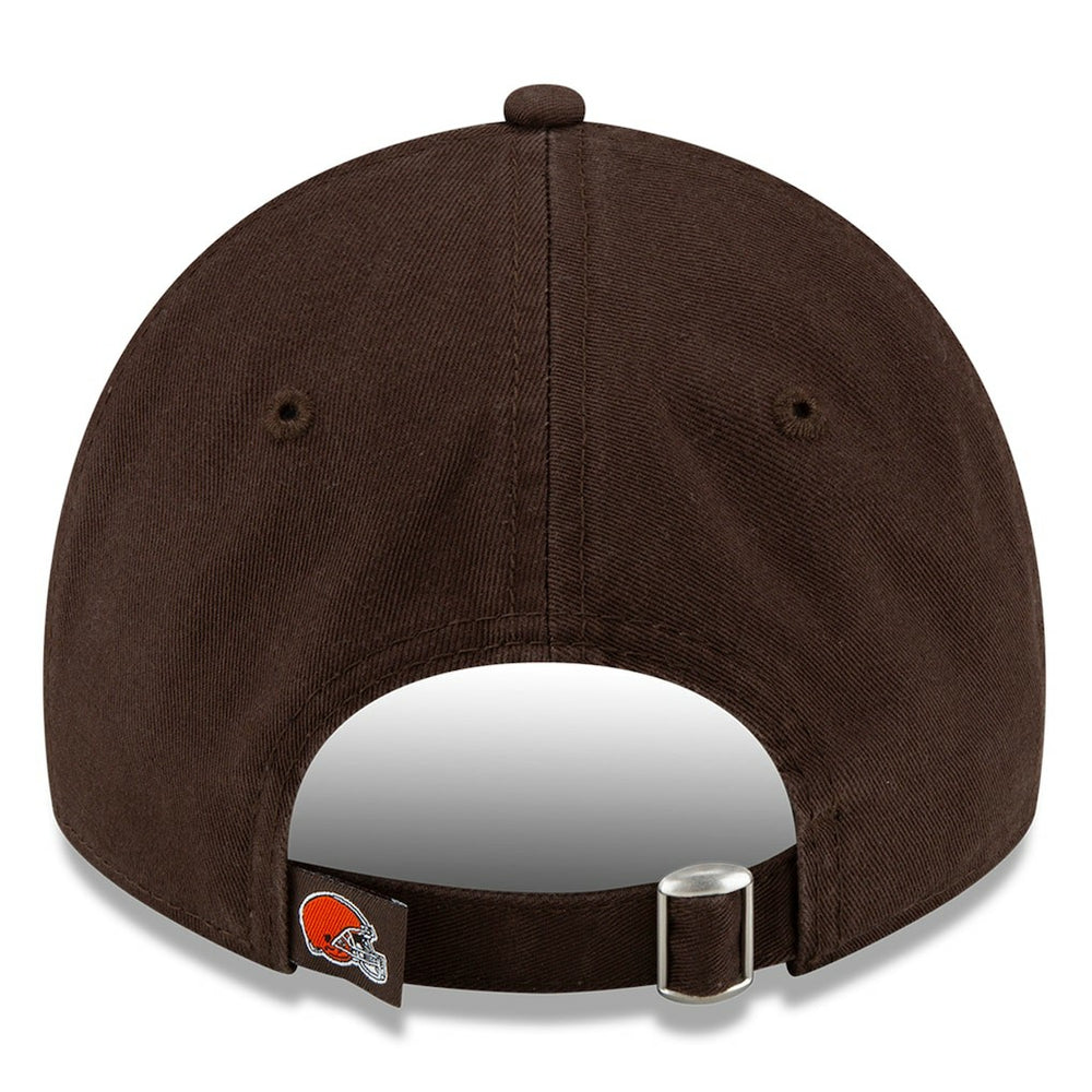 Cleveland Browns New Era Core Classic Primary 9TWENTY Adjustable Hat - Brown Hats