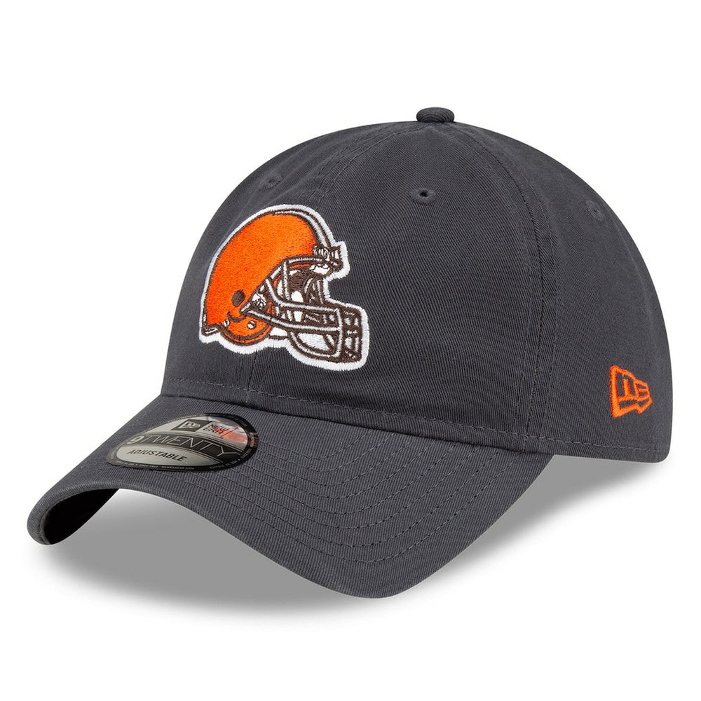 Cleveland Browns New Era Core Classic Graph 9TWENTY Adjustable Hat - Graphite Hats