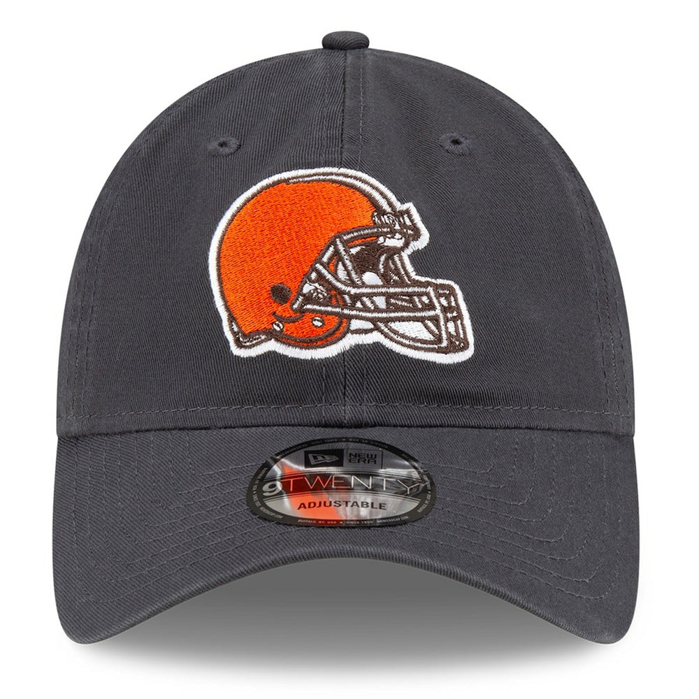 Cleveland Browns New Era Core Classic Graph 9TWENTY Adjustable Hat - Graphite Hats