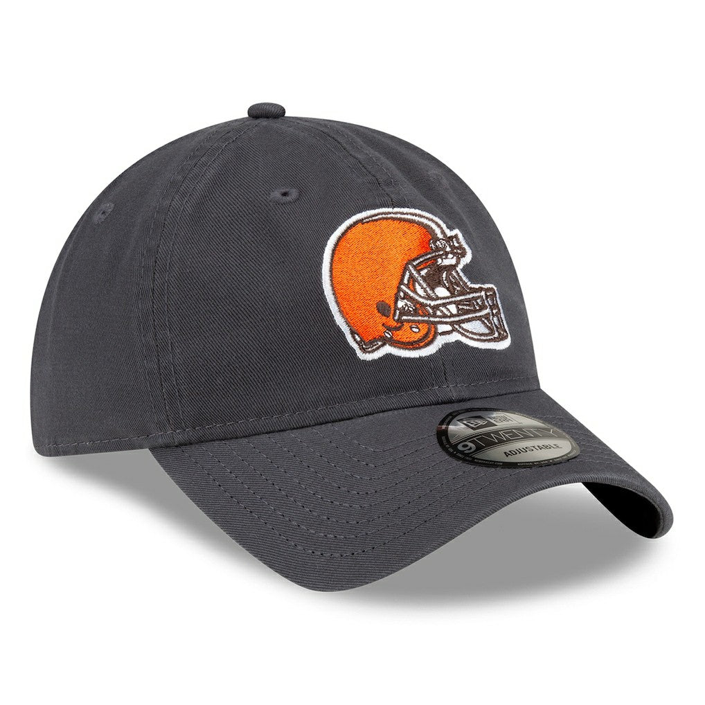 Cleveland Browns New Era Core Classic Graph 9TWENTY Adjustable Hat - Graphite Hats