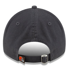 Cleveland Browns New Era Core Classic Graph 9TWENTY Adjustable Hat - Graphite Hats