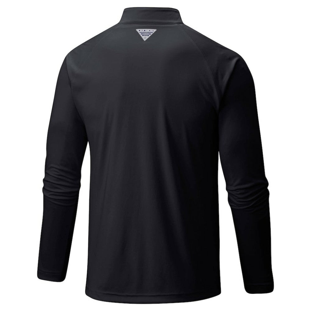 Baltimore Orioles Columbia Terminal Tackle Omni-Shade Raglan Quarter-Zip Pullover Top - Black Pullover