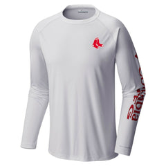 Boston Red Sox Columbia Terminal Tackle Long Sleeve T-Shirt - White T-shirts