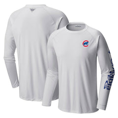 Chicago Cubs Columbia Terminal Tackle Long Sleeve T-Shirt - White T-shirts
