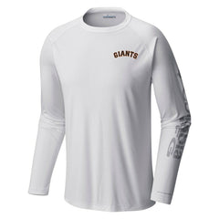 San Francisco Giants Columbia Terminal Tackle Long Sleeve T-Shirt - White T-shirts