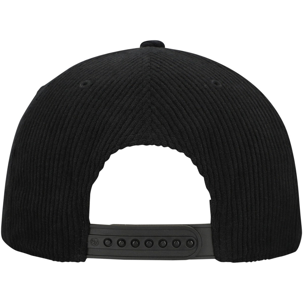 Miami Heat '47 Double Header Sidepatch Cord Hitch Adjustable Hat Black - 47 brand