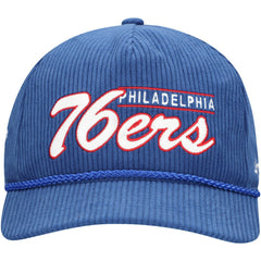 Philadelphia 76ers '47 Double Header Sidepatch Cord Hitch Adjustable Hat Royal - 47 brand