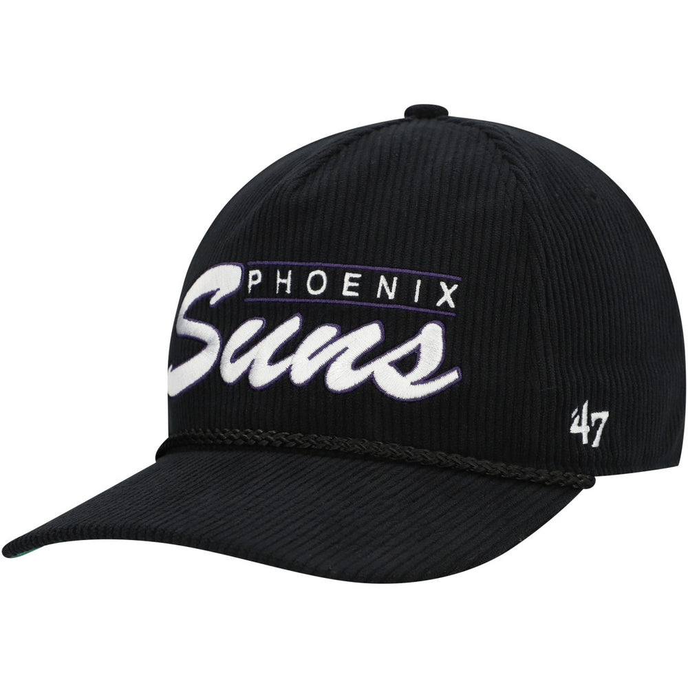Phoenix Suns '47 Double Header Sidepatch Cord Hitch Adjustable Hat Black - 47 brand outlet
