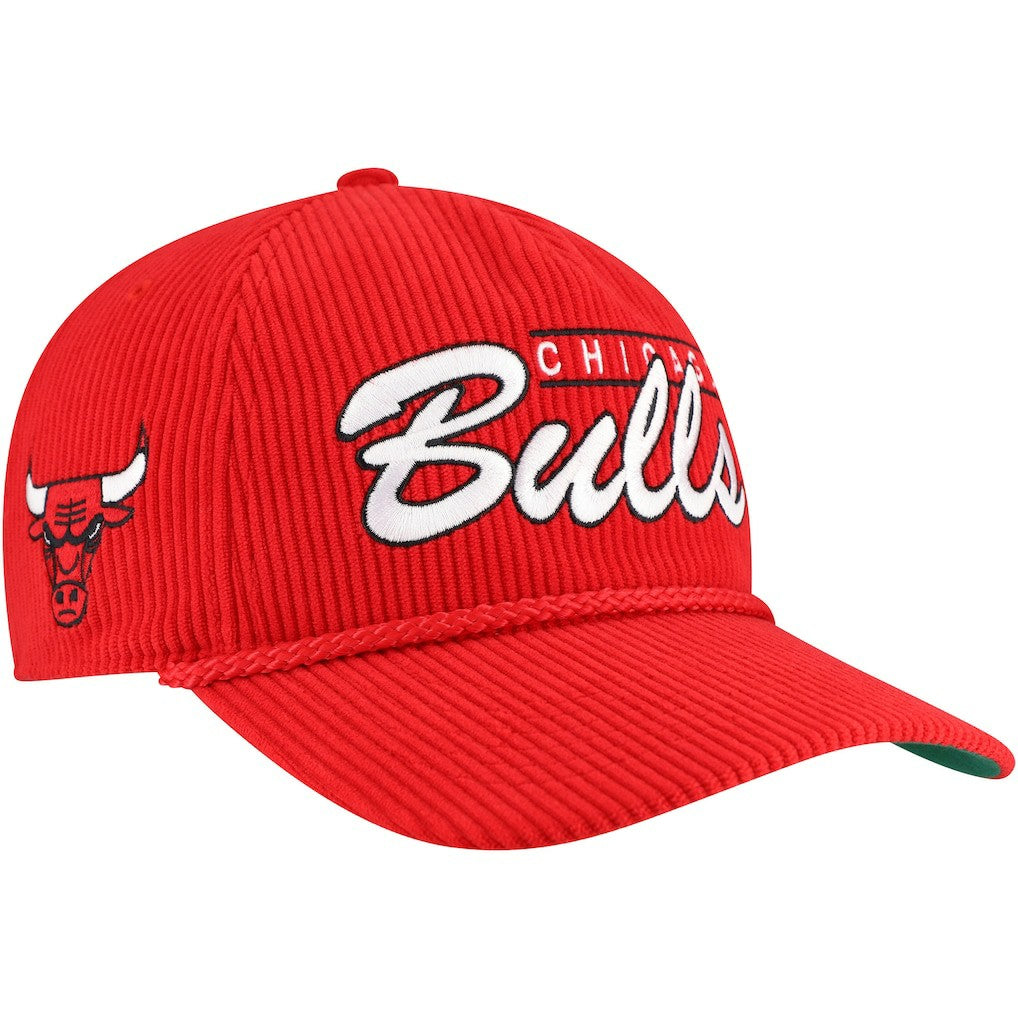 Chicago Bulls '47 Double Header Sidepatch Cord Hitch Adjustable Hat Red - 47 brand