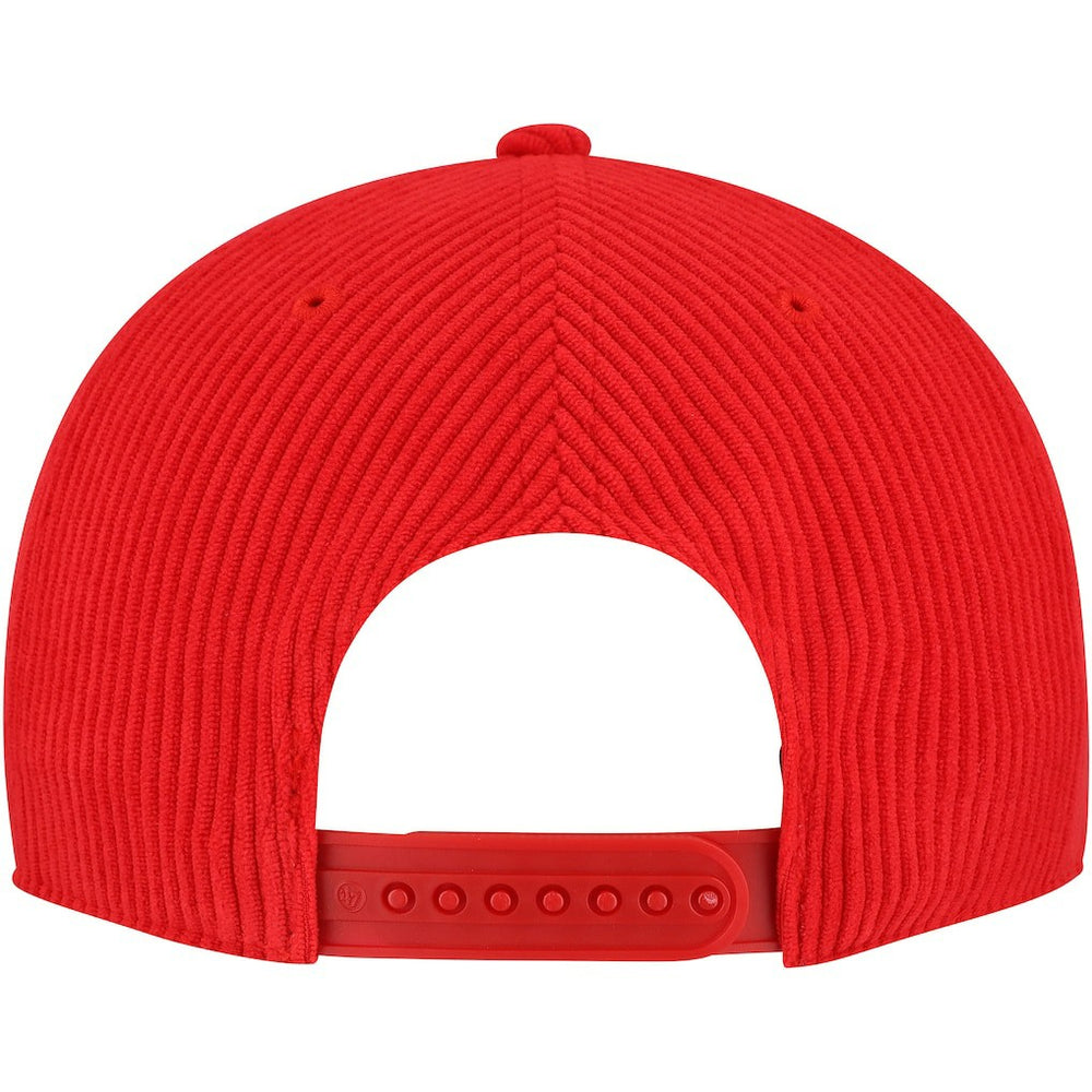 Chicago Bulls '47 Double Header Sidepatch Cord Hitch Adjustable Hat Red - 47 brand