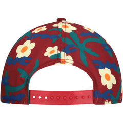 Chicago Bulls Vacation Floral Golfer Snapback Hat Crimson - New Era