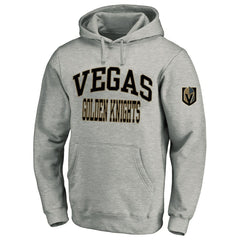 Vegas Golden Knights Fanatics Big & Tall Fleece Pullover Hoodie - Heather Gray | US 201302789
