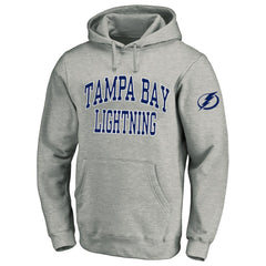 Tampa Bay Lightning Fanatics Big & Tall Fleece Pullover Hoodie - Heather Gray | US 201302791