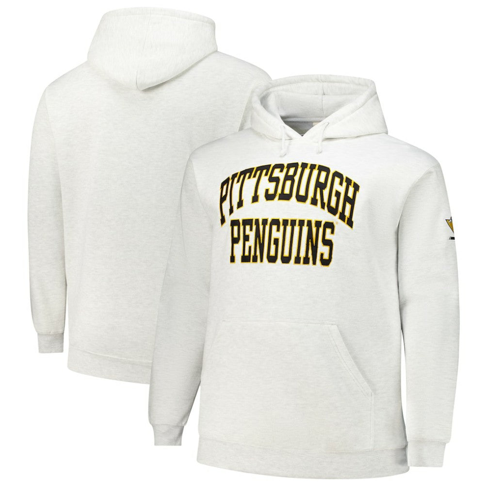 Pittsburgh Penguins Fanatics Big & Tall Fleece Pullover Hoodie - White | US 201302792