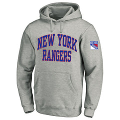 New York Rangers Fanatics Big & Tall Fleece Pullover Hoodie - Heather Gray | US 201302793