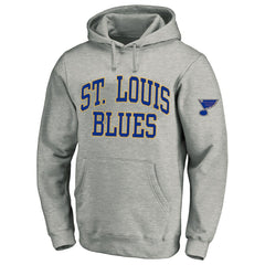 St. Louis Blues Fanatics Big & Tall Fleece Pullover Hoodie - Heather Gray | US 201302798