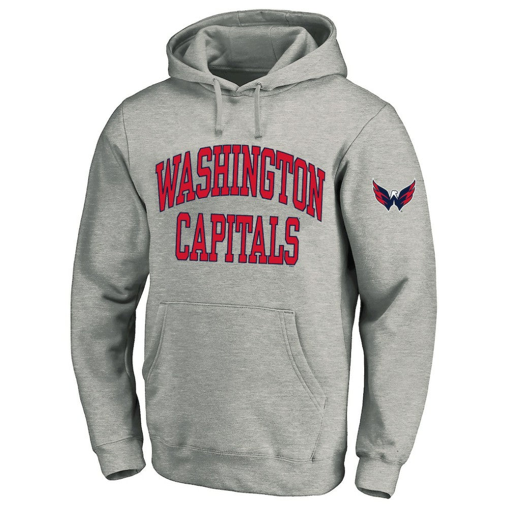 Washington Capitals Fanatics Big & Tall Fleece Pullover Hoodie - Heather Gray | US 201302799