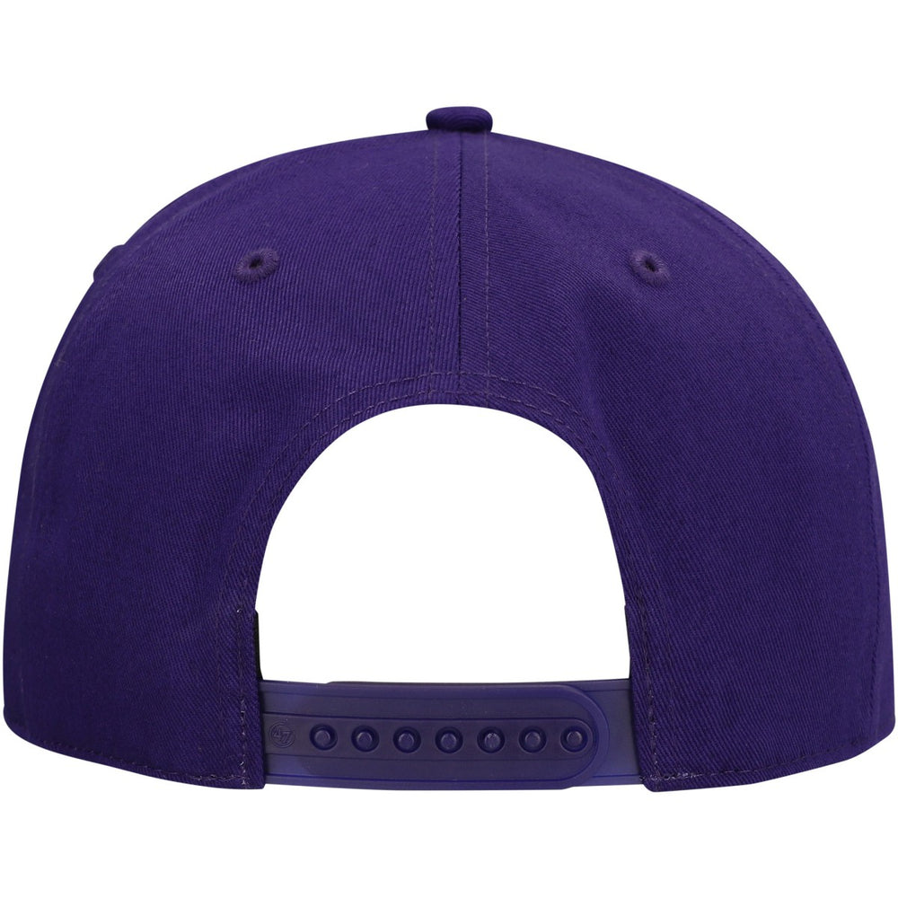 Los Angeles Lakers '47 Core Logo Hitch Adjustable Hat Purple - 47 brand
