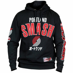 Portland Trail Blazers Hyperfly Unisex NBA x My Hero Academia All Might Smash Pullover Hoodie Black outlet