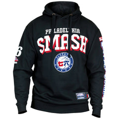 Philadelphia 76ers Hyperfly Unisex NBA x My Hero Academia All Might Smash Pullover Hoodie Black