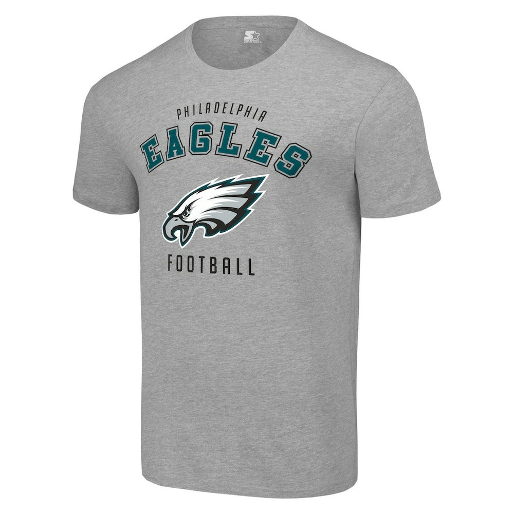 Philadelphia Eagles Starter Logo T-Shirt - Heather Gray T-shirts