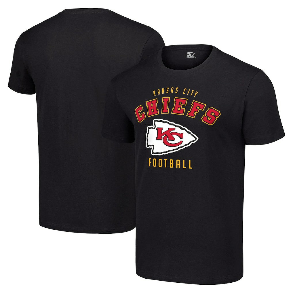 Kansas City Chiefs Starter Logo T-Shirt - Black T-shirts