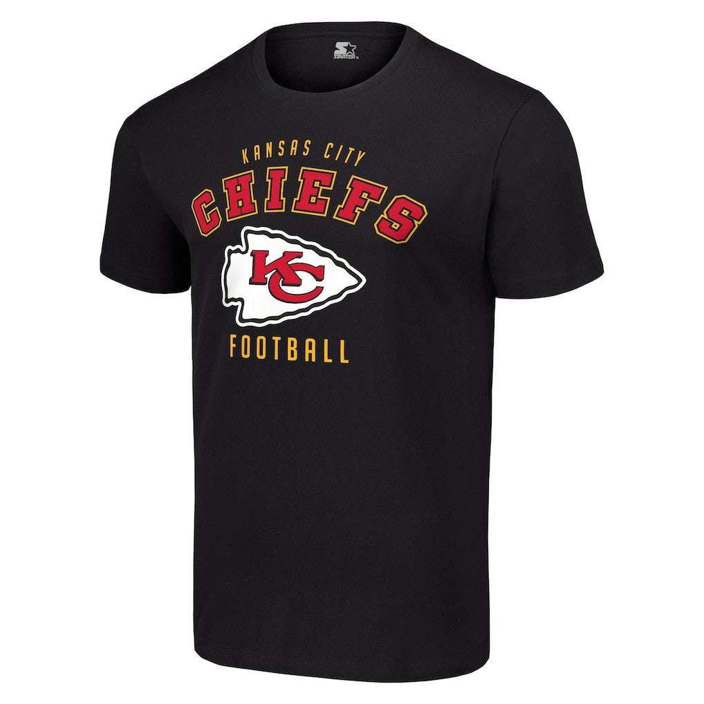 Kansas City Chiefs Starter Logo T-Shirt - Black T-shirts