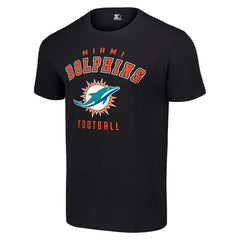 Miami Dolphins Starter Logo T-Shirt - Black T-shirts