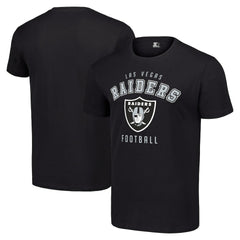 Las Vegas Raiders Starter Logo T-Shirt - Black T-shirts