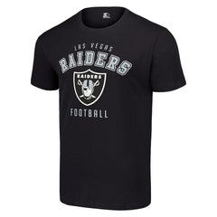 Las Vegas Raiders Starter Logo T-Shirt - Black T-shirts