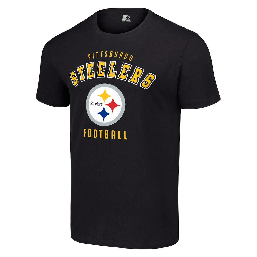 Pittsburgh Steelers Starter Logo T-Shirt - Black T-shirts