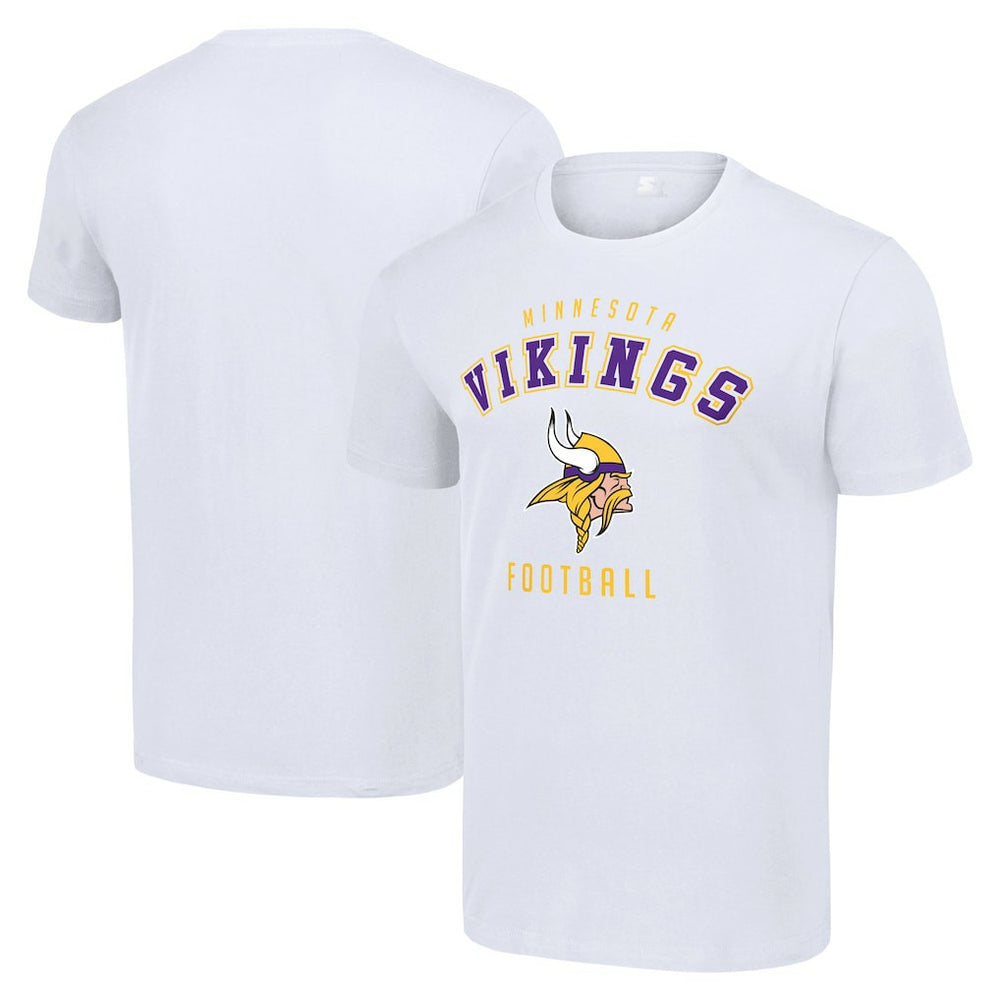 Minnesota Vikings Starter Logo T-Shirt - White T-shirts
