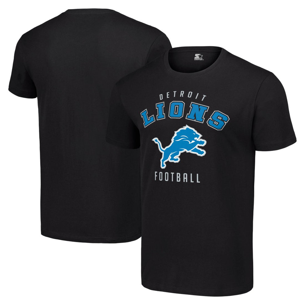 Detroit Lions Starter Logo T-Shirt - Black T-shirts