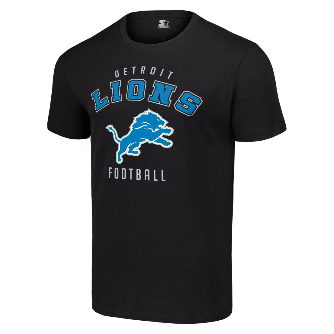 Detroit Lions Starter Logo T-Shirt - Black T-shirts