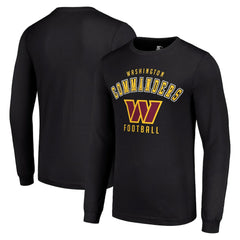 Washington Commanders Starter Long Sleeve T-Shirt - Black T-shirts