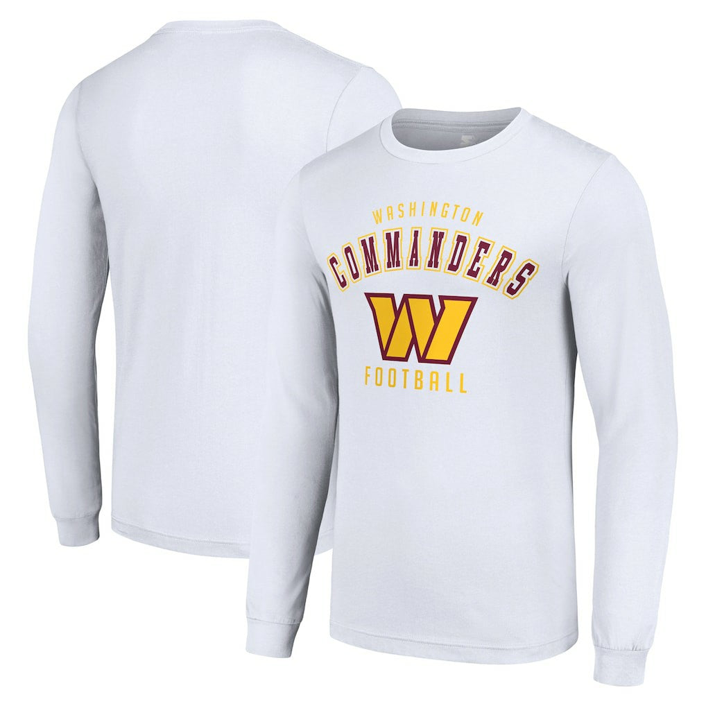 Washington Commanders Starter Long Sleeve T-Shirt - White T-shirts