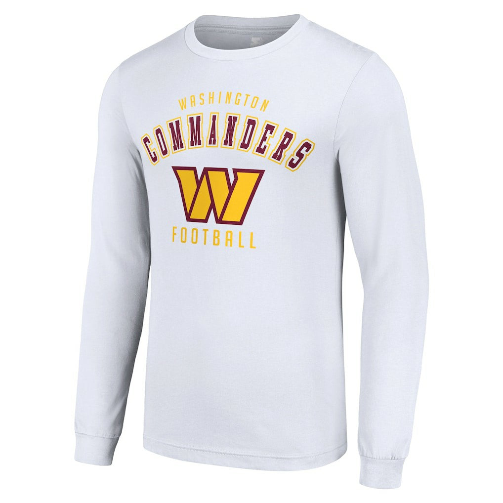 Washington Commanders Starter Long Sleeve T-Shirt - White T-shirts