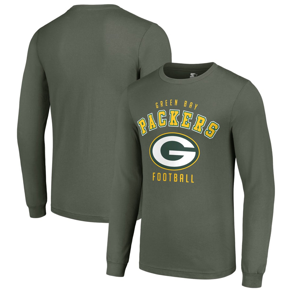 Green Bay Packers Starter Long Sleeve T-Shirt - Green T-shirts