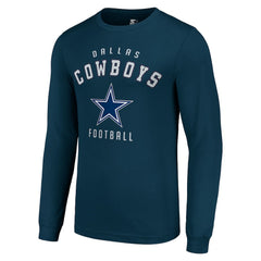 Dallas Cowboys Starter Long Sleeve T-Shirt - Navy T-shirts