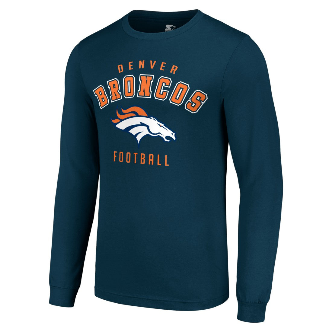 Denver Broncos Starter Long Sleeve T-Shirt - Navy T-shirts
