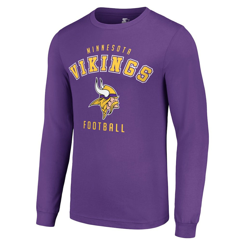 Minnesota Vikings Starter Long Sleeve T-Shirt - Purple T-shirts